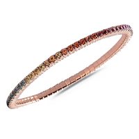 Bracciale Roberto Demeglio EXTENSIBLE in Oro rosa Zaffiro 4.92 Ct BTE10RBWOR - BTE10RBWOR